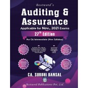 CA. Surbhi Bansal's Auditing & Assurance for CA Intermediate November 2021 Exam [New Syllabus] by Bestword Publications